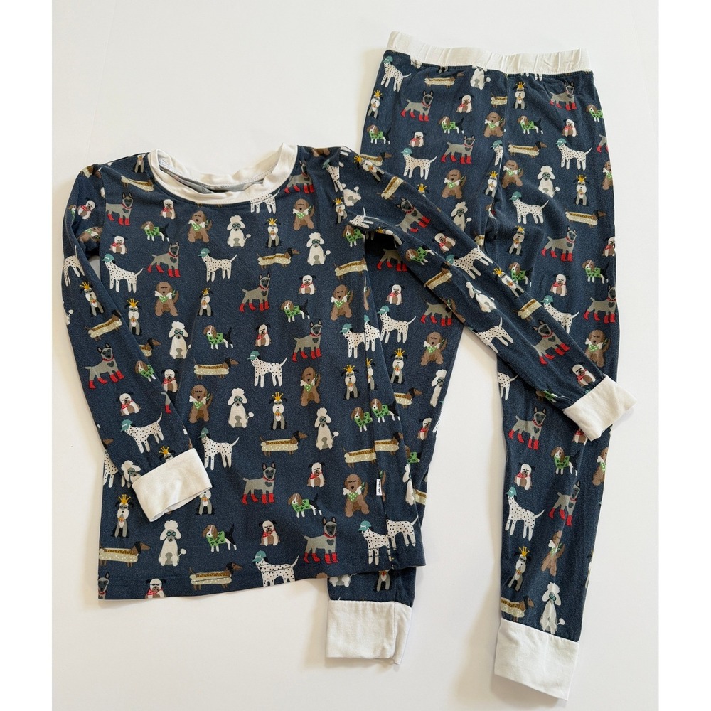 Little Sleepies Dog Print Bamboo Pajama Set 4T